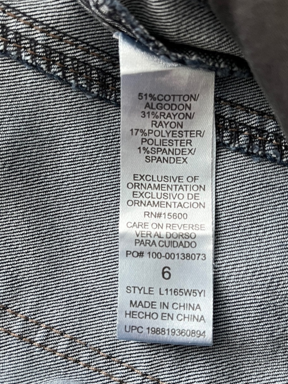 Wit & Wisdom Skyrise Wide Leg W/ Diagonal Front Seams Jean - Picture 6 of 9